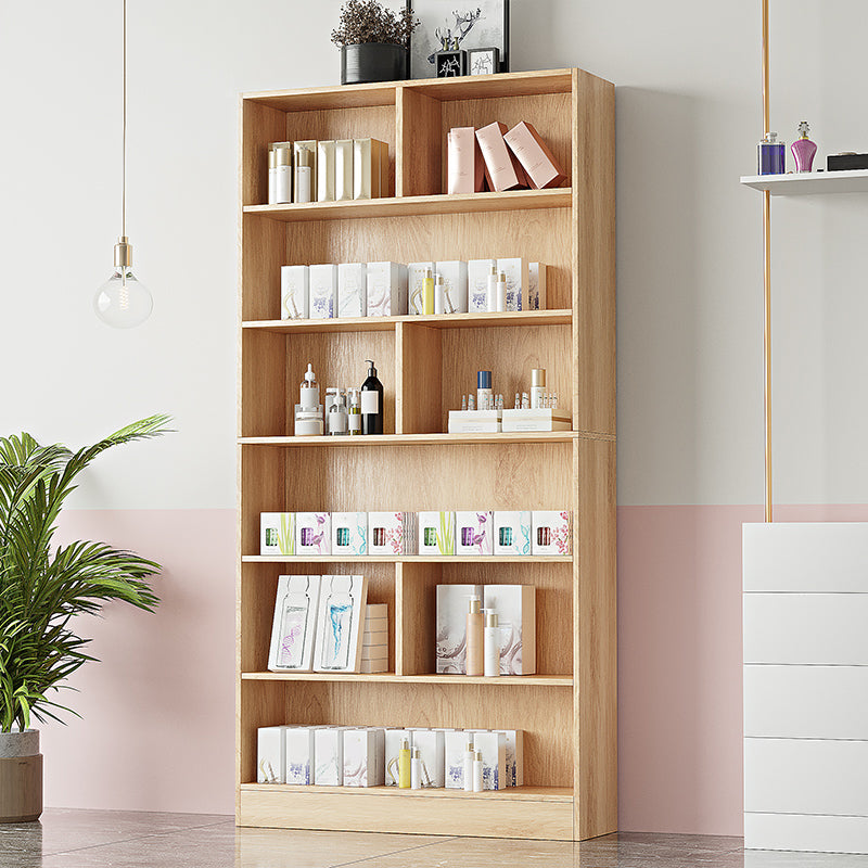 Contemporary Rectangle Wooden Cabinet with Shelves Storage Cabinet 23.6"L x 9.8"W x 70.1"H Natural Cabinet Not Included Clearhalo 'Cabinets & Chests' 'cabinets_chests' 'furn' 'furn_cabinets_chests' 'Furniture' 'Living Room Furniture' 6852098