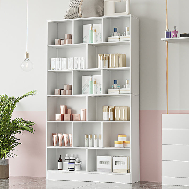 Contemporary Rectangle Wooden Cabinet with Shelves Storage Cabinet 31.5"L x 9.8"W x 70.1"H White Cabinet Not Included Clearhalo 'Cabinets & Chests' 'cabinets_chests' 'furn' 'furn_cabinets_chests' 'Furniture' 'Living Room Furniture' 6852100