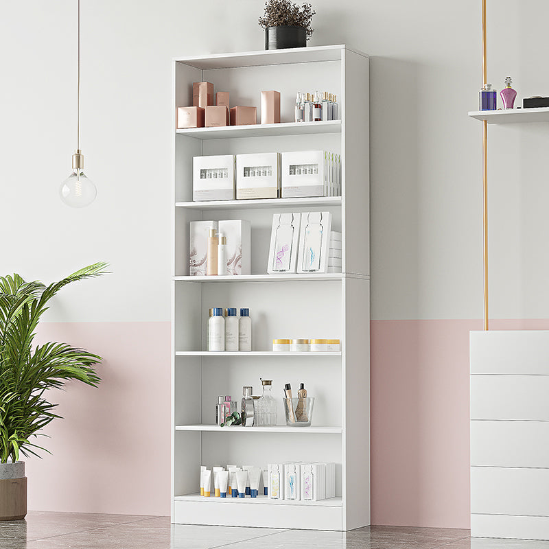 Contemporary Rectangle Wooden Cabinet with Shelves Storage Cabinet 16"L x 10"W x 70"H White Cabinet Not Included Clearhalo 'Cabinets & Chests' 'cabinets_chests' 'furn' 'furn_cabinets_chests' 'Furniture' 'Living Room Furniture' 6852102