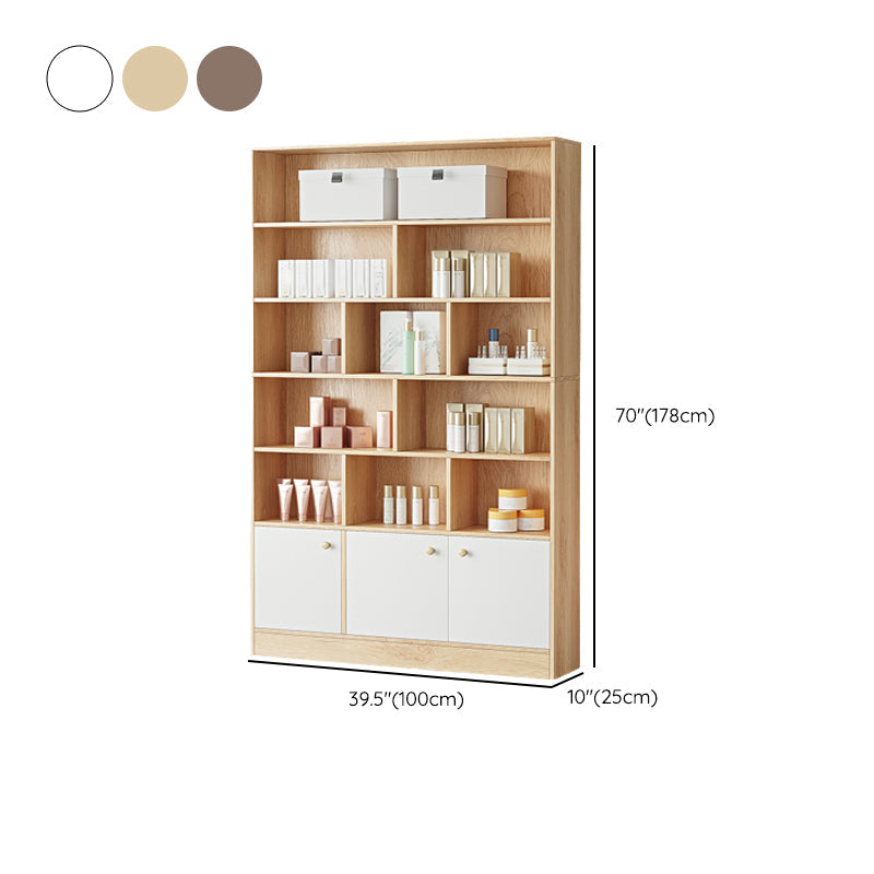 Contemporary Rectangle Wooden Cabinet with Shelves Storage Cabinet Clearhalo 'Cabinets & Chests' 'cabinets_chests' 'furn' 'furn_cabinets_chests' 'Furniture' 'Living Room Furniture' 6852108