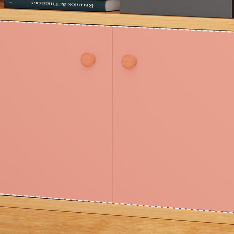 Contemporary Wooden Cabinet with Shelves Rectangle Storage Cabinet Clearhalo 'Cabinets & Chests' 'cabinets_chests' 'furn' 'furn_cabinets_chests' 'Furniture' 'Living Room Furniture' 6852119