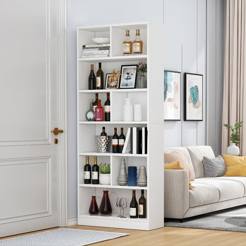 Contemporary Wooden Cabinet with Shelves Rectangle Storage Cabinet 23.6"L x 9.8"W x 70.1"H White Cabinet Not Included Clearhalo 'Cabinets & Chests' 'cabinets_chests' 'furn' 'furn_cabinets_chests' 'Furniture' 'Living Room Furniture' 6852121