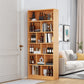 Contemporary Wooden Cabinet with Shelves Rectangle Storage Cabinet 31.5"L x 9.8"W x 70.1"H Natural Cabinet Not Included Clearhalo 'Cabinets & Chests' 'cabinets_chests' 'furn' 'furn_cabinets_chests' 'Furniture' 'Living Room Furniture' 6852125