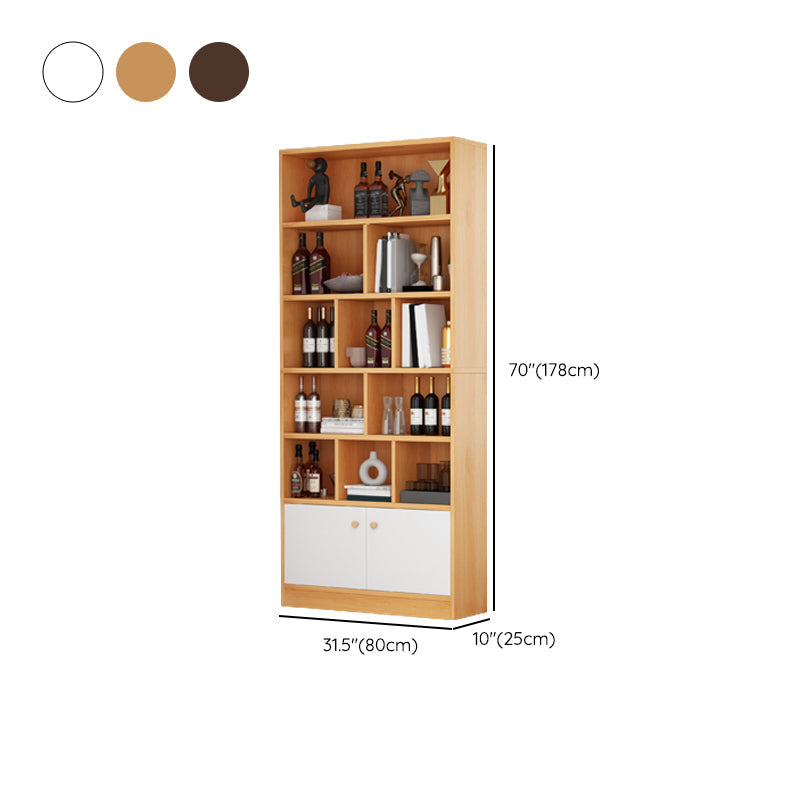 Contemporary Wooden Cabinet with Shelves Rectangle Storage Cabinet Clearhalo 'Cabinets & Chests' 'cabinets_chests' 'furn' 'furn_cabinets_chests' 'Furniture' 'Living Room Furniture' 6852134