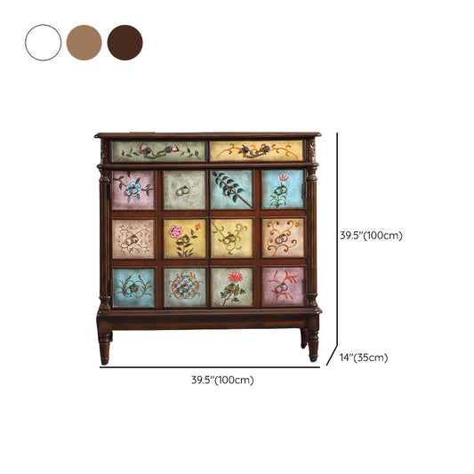 Industrial Storage Cabinet with Solid Wood Drawers and Doors Clearhalo 'Cabinets & Chests' 'cabinets_chests' 'furn' 'furn_cabinets_chests' 'Furniture' 'Living Room Furniture' 6852151