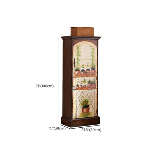 Industrial Storage Cabinet with Solid Wood Drawers and Doors Clearhalo 'Cabinets & Chests' 'cabinets_chests' 'furn' 'furn_cabinets_chests' 'Furniture' 'Living Room Furniture' 6852154