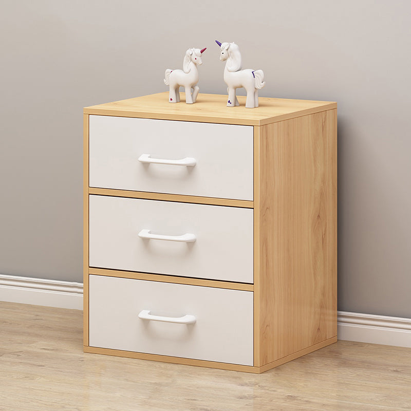 Contemporary Accent Chest with Chest and Solid Wood Straight Legs 19"L x 12"W x 22"H Natural 3 Clearhalo 'Cabinets & Chests' 'cabinets_chests' 'furn' 'furn_cabinets_chests' 'Furniture' 'Living Room Furniture' 6852157