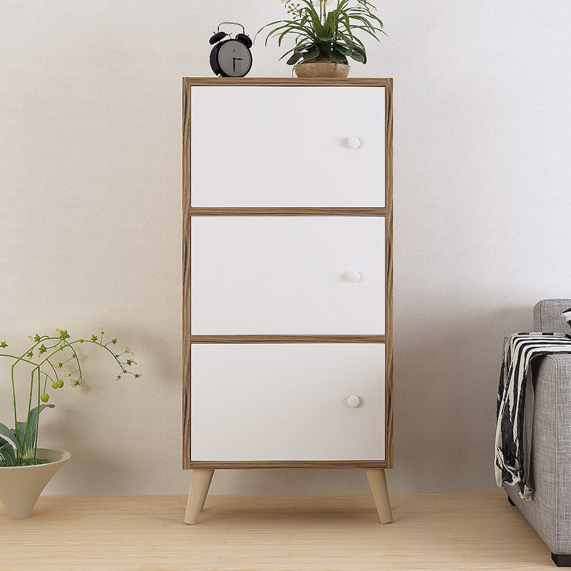 Contemporary Wooden Accent Cabinet with Knobs Doors and Straight Legs Clearhalo 'Cabinets & Chests' 'cabinets_chests' 'furn' 'furn_cabinets_chests' 'Furniture' 'Living Room Furniture' 6852216