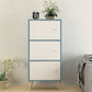 Contemporary Wooden Accent Cabinet with Knobs Doors and Straight Legs Blue-White 3 Clearhalo 'Cabinets & Chests' 'cabinets_chests' 'furn' 'furn_cabinets_chests' 'Furniture' 'Living Room Furniture' 6852223