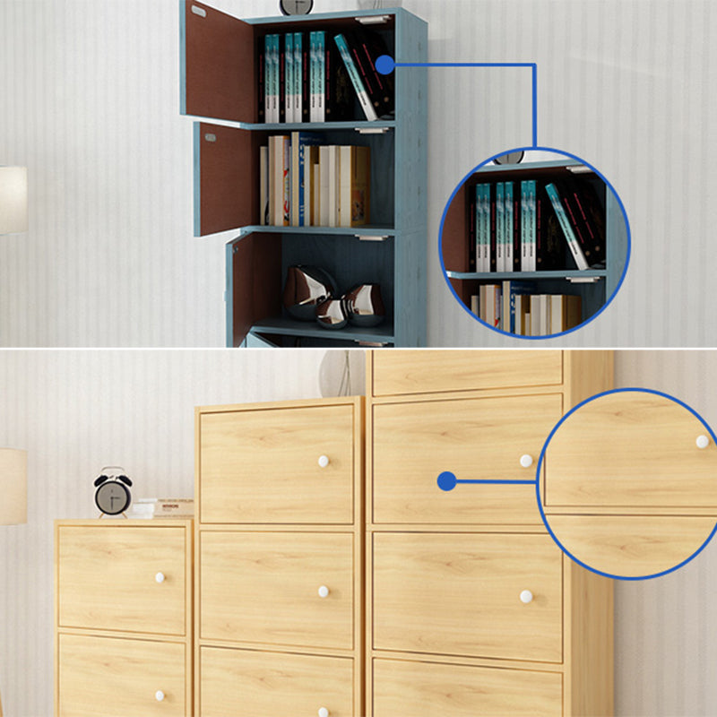 Contemporary Wooden Accent Cabinet with Knobs Doors and Straight Legs Clearhalo 'Cabinets & Chests' 'cabinets_chests' 'furn' 'furn_cabinets_chests' 'Furniture' 'Living Room Furniture' 6852228