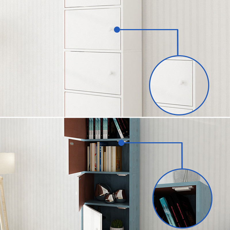 Contemporary Wooden Accent Cabinet with Knobs Doors and Straight Legs Clearhalo 'Cabinets & Chests' 'cabinets_chests' 'furn' 'furn_cabinets_chests' 'Furniture' 'Living Room Furniture' 6852230