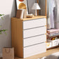 Contemporary White/Natural Chest with Wooden Drawers Rectangle Chest Clearhalo 'Cabinets & Chests' 'cabinets_chests' 'furn' 'furn_cabinets_chests' 'Furniture' 'Living Room Furniture' 6852253