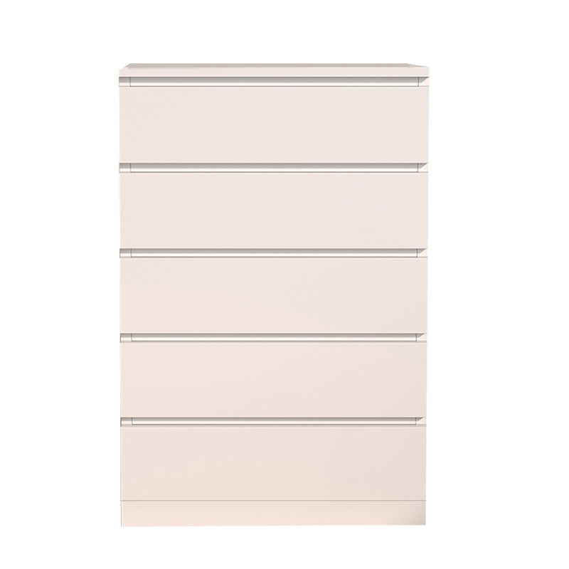 Contemporary White/Natural Chest with Wooden Drawers Rectangle Chest Clearhalo 'Cabinets & Chests' 'cabinets_chests' 'furn' 'furn_cabinets_chests' 'Furniture' 'Living Room Furniture' 6852256