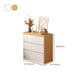 Contemporary White/Natural Chest with Wooden Drawers Rectangle Chest Clearhalo 'Cabinets & Chests' 'cabinets_chests' 'furn' 'furn_cabinets_chests' 'Furniture' 'Living Room Furniture' 6852273
