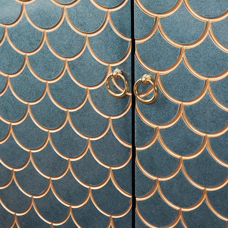 Industrial Accent Cabinet with Cup Pulls Doors and Straight Legs Clearhalo 'Cabinets & Chests' 'cabinets_chests' 'furn' 'furn_cabinets_chests' 'Furniture' 'Living Room Furniture' 6852291