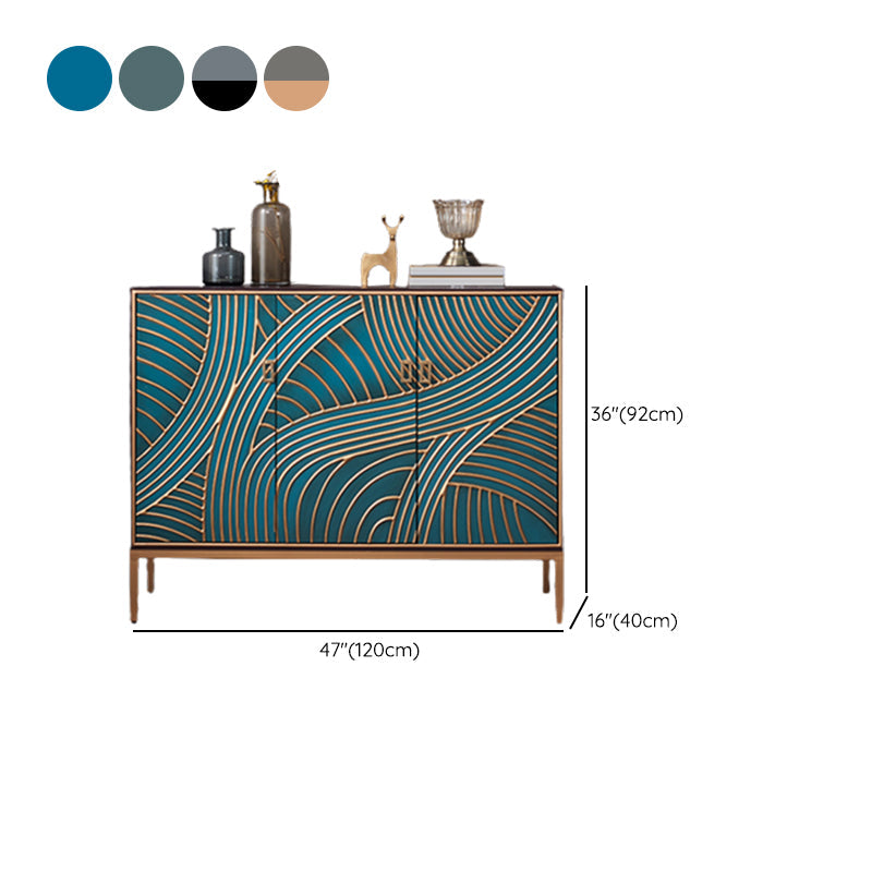 Industrial Accent Cabinet with Cup Pulls Doors and Straight Legs Clearhalo 'Cabinets & Chests' 'cabinets_chests' 'furn' 'furn_cabinets_chests' 'Furniture' 'Living Room Furniture' 6852296