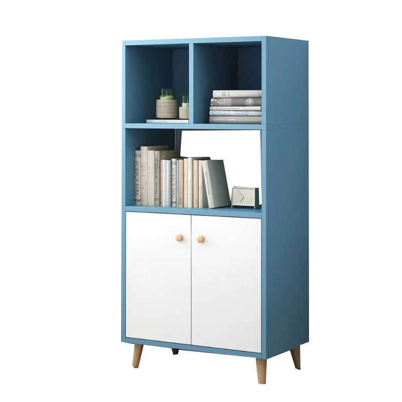 Contemporary Style Simple Wood Chest with Shelves for Living Room 24"L x 12"W x 47"H Turquoise Clearhalo 'Cabinets & Chests' 'cabinets_chests' 'furn' 'furn_cabinets_chests' 'Furniture' 'Living Room Furniture' 6852347