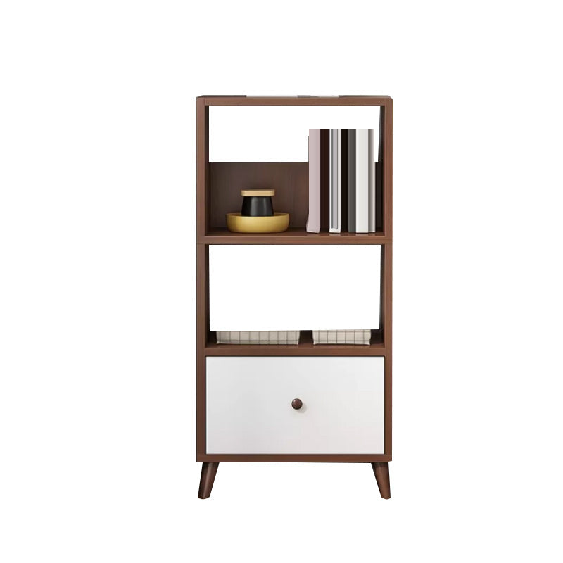 Contemporary Style Simple Wood Chest with Shelves for Living Room 19.7"L x 11.8"W x 47.2"H Brown Clearhalo 'Cabinets & Chests' 'cabinets_chests' 'furn' 'furn_cabinets_chests' 'Furniture' 'Living Room Furniture' 6852356