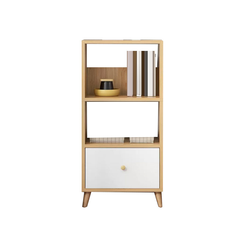 Contemporary Style Simple Wood Chest with Shelves for Living Room 19.7"L x 11.8"W x 47.2"H Natural Clearhalo 'Cabinets & Chests' 'cabinets_chests' 'furn' 'furn_cabinets_chests' 'Furniture' 'Living Room Furniture' 6852357