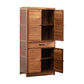 Industrial Rectangle Cabinet Knobs Storage Cabinet with Doors 1 Brown Clearhalo 'Cabinets & Chests' 'cabinets_chests' 'furn' 'furn_cabinets_chests' 'Furniture' 'Living Room Furniture' 6852377