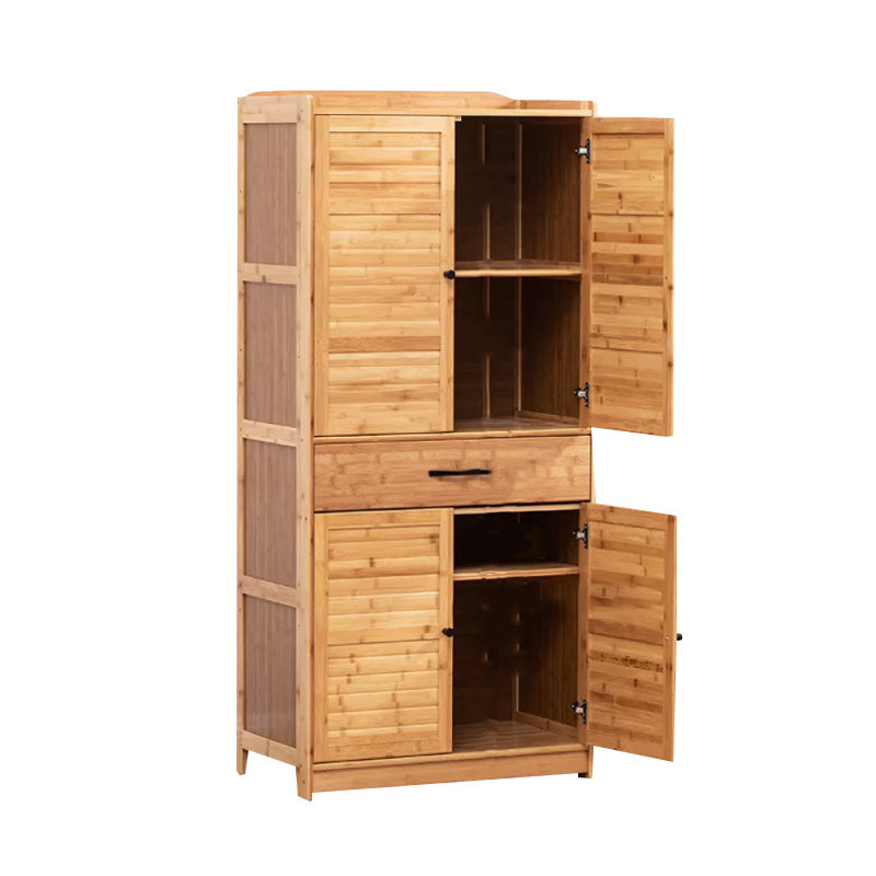 Industrial Rectangle Cabinet Knobs Storage Cabinet with Doors 1 Natural Clearhalo 'Cabinets & Chests' 'cabinets_chests' 'furn' 'furn_cabinets_chests' 'Furniture' 'Living Room Furniture' 6852378