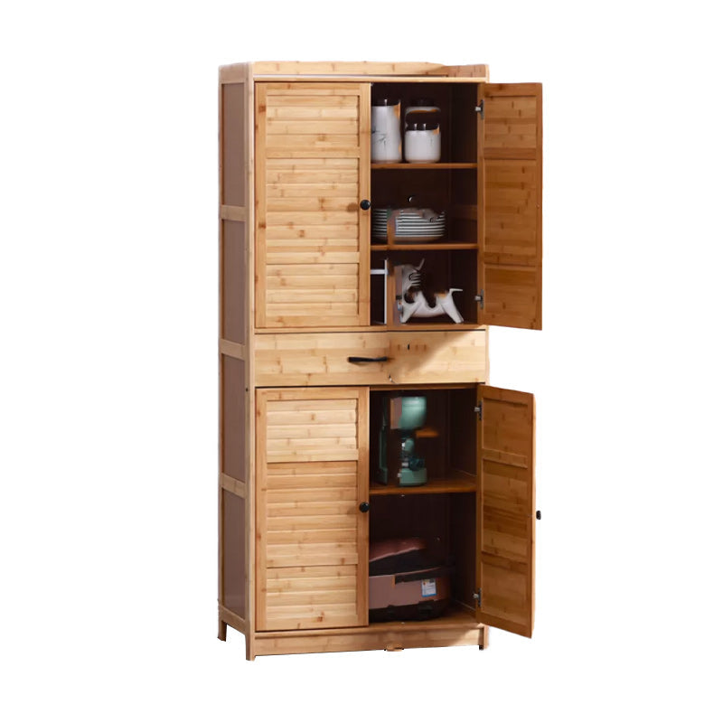Industrial Rectangle Cabinet Knobs Storage Cabinet with Doors 1 Natural Clearhalo 'Cabinets & Chests' 'cabinets_chests' 'furn' 'furn_cabinets_chests' 'Furniture' 'Living Room Furniture' 6852382