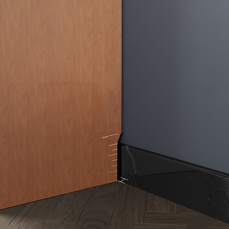 Eigentijdse houten garderobe armoire vrijstaanbare verstelbare planken garderobe met laden