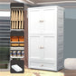 Matte Finish Plastic Storage Cabinet Modern Hinged Door Cabinet