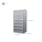 Matte Finish Plastic Storage Cabinet Modern Hinged Door Cabinet