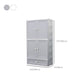 Matte Finish Plastic Storage Cabinet Modern Hinged Door Cabinet