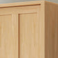 Contemporary Rubberwood Storage Cabinet Sliding Door Cabinet with Legs