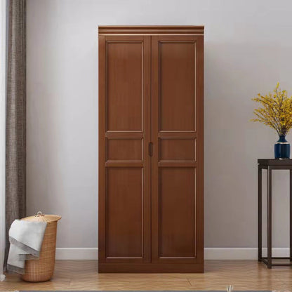 Matte afwerking Kast voor slaapkamer Traditionele rubberwood opbergkast