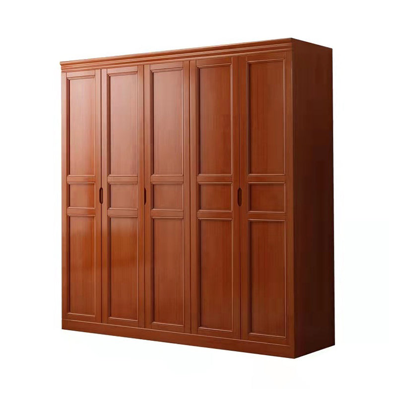 Matte Finish Cabinet for Bedroom Traditional Rubberwood Storage Cabinet Clearhalo 'Armoires & Wardrobes' 'armoires_wardrobes' 'Bedroom Furniture' 'furn' 'furn_armoires_wardrobes' 'Furniture' 6852529