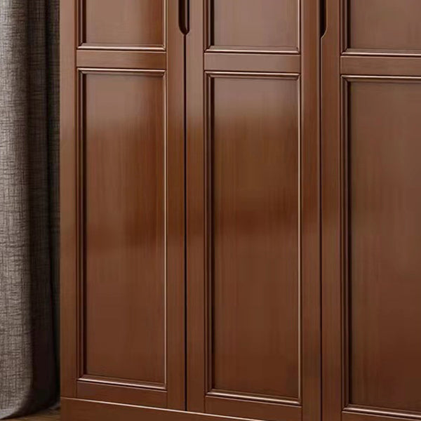 Matte Finish Cabinet for Bedroom Traditional Rubberwood Storage Cabinet Clearhalo 'Armoires & Wardrobes' 'armoires_wardrobes' 'Bedroom Furniture' 'furn' 'furn_armoires_wardrobes' 'Furniture' 6852530