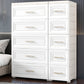 White Plastic Contemporary Storage Cabinet Interior Cabinet for Bedroom