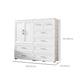 White Plastic Contemporary Storage Cabinet Interior Cabinet for Bedroom