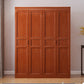 Rubberwood Traditional Storage Cabinet Matte Finish Cabinet with Hinged Doors