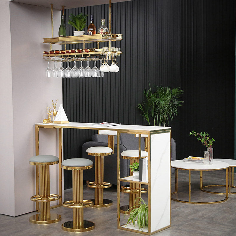 Stainless Steel Wine Holder Rack Modern Style Hanging Wine Rack Holder Clearhalo 'furn' 'furn_wine_racks' 'Furniture' 'Kitchen & Dining Furniture' 'Wine Racks' 'wine_racks' 6852638