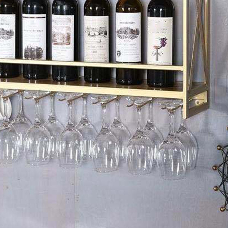 Rack à vin en acier.