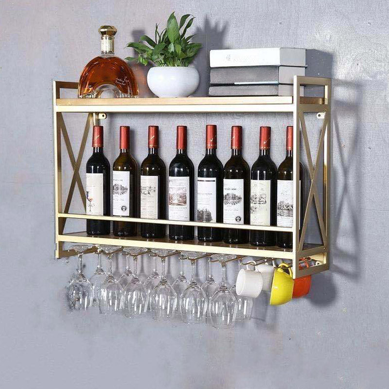 Rack à vin en acier.