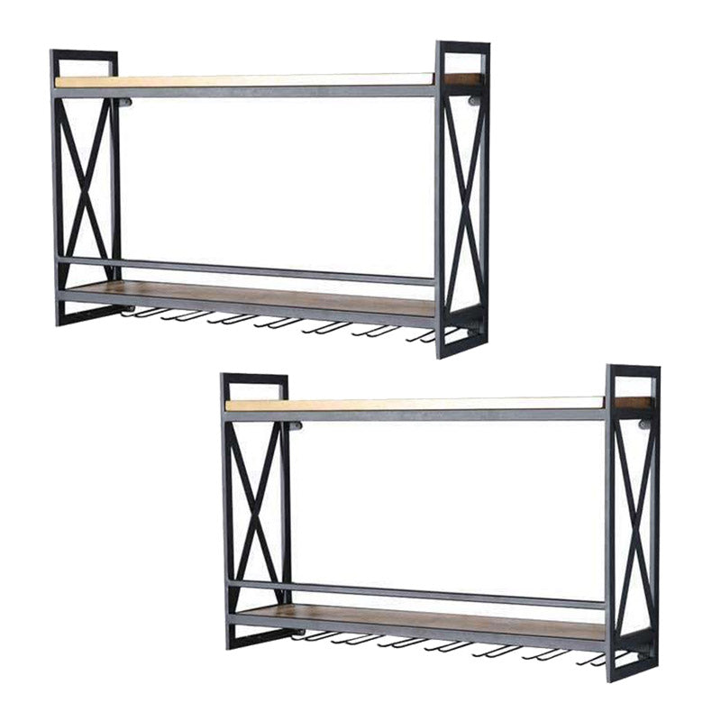 Stalen wijnrek Moderne wandrek