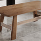 Simplicity Style Dinette Table Solid Wood Rectangle Dinner Table in Brown