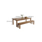 Simplicity Dinette Table Solid Wood Rectangle Dinner Table in Brown Clearhalo 'Dining Tables & Seating' 'Dining Tables' 'dining_table' 'furn' 'furn_dining_table' 'Furniture' 'Kitchen & Dining Furniture' 6853047