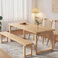 Tavolo da pranzo stile semplicità Tavolo da pranzo rettangolare in legno massello per la casa