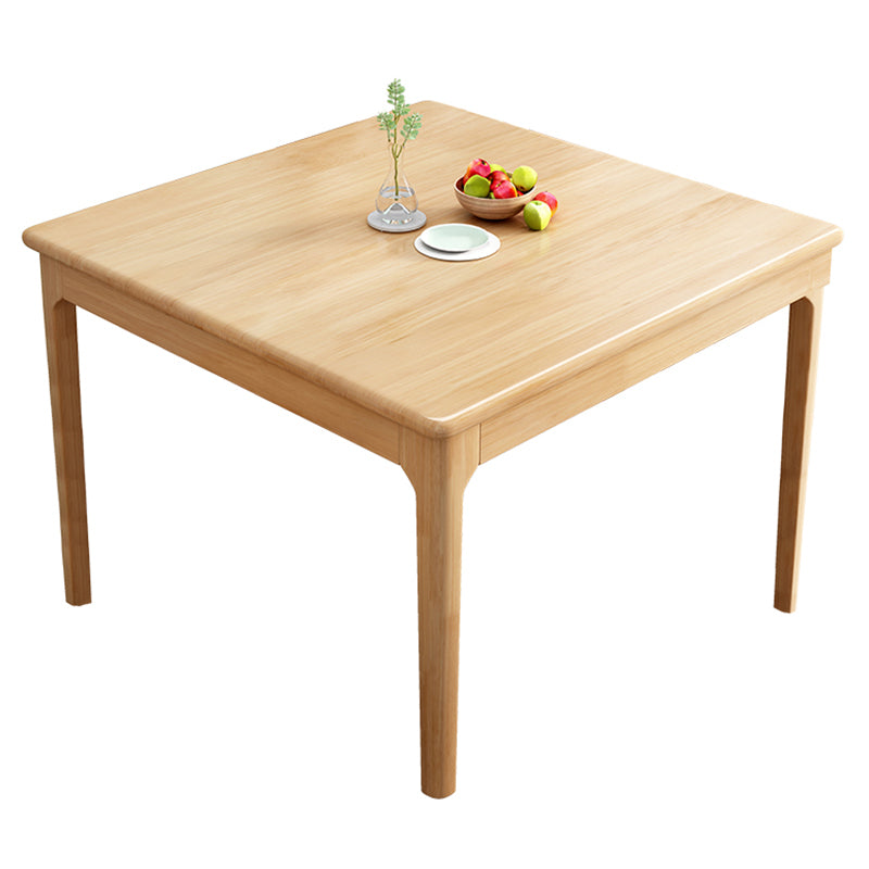 Table de salle à manger de Style simple, Table de dîner rectangulaire en bois massif pour la cuisine
