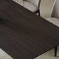 Industrial Dining Room Table Solid Wood Rectangle Dinette Table for Home