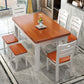 Simplicity Style Dinette Table Solid Wood Rectangle Dinner Table for Dining Room Medium Wood Without Chairs Clearhalo 'Dining Tables & Seating' 'Dining Tables' 'dining_table' 'furn' 'furn_dining_table' 'Furniture' 'Kitchen & Dining Furniture' 6853101