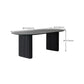 Simplicity Style Dinette Table Solid Wood Oval Dinner Table in Black Clearhalo 'Dining Tables & Seating' 'Dining Tables' 'dining_table' 'furn' 'furn_dining_table' 'Furniture' 'Kitchen & Dining Furniture' 6853129