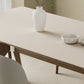 Simplicity Style Dinette Table Rectangle Stone Dinner Table in White Clearhalo 'Dining Tables & Seating' 'Dining Tables' 'dining_table' 'furn' 'furn_dining_table' 'Furniture' 'Kitchen & Dining Furniture' 6853136
