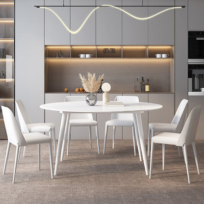 Sintered Stone Dining Table Modern Round Dining Table for Kitchen